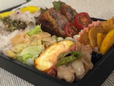鶏肉とズッキーニのナムル風炒め