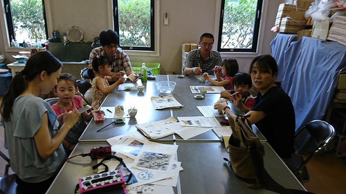 海水浴と絵付け体験！