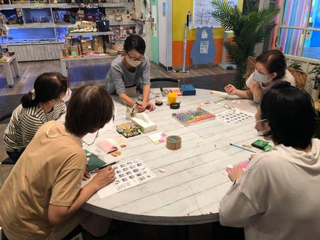 『628はんこの巣穴』さんのワークショップ