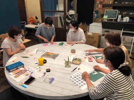 『628はんこの巣穴』さんのワークショップ