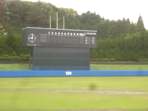 雨のため中止です