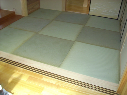 新築の縁なし畳