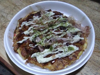 お好み焼きと兄