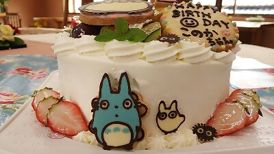 喫茶こせん日記 このかちゃんのお誕生日ケーキ