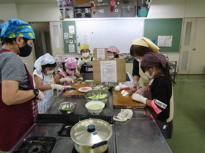 こども館りょうり教室（10/9）