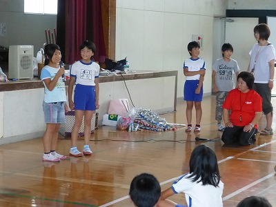 延寿学級と北方小４年生の「ふれあい交流会」