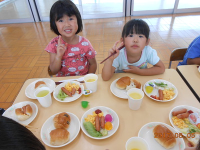 お泊り保育２日め・・・降園