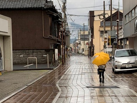 雨のいすい通り