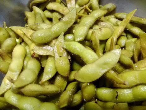 自家製枝豆の味は格別！