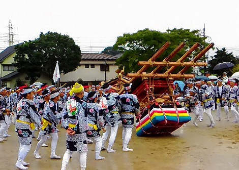 伊万里トンテントン二日目はびしょぬれ！