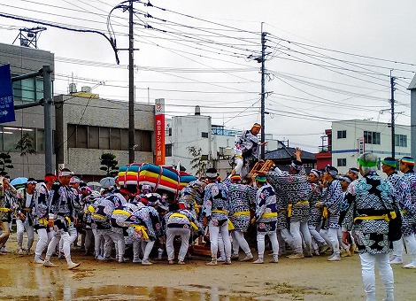 伊万里トンテントン二日目はびしょぬれ！