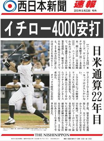 8000回の悔しさ：イチロー選手