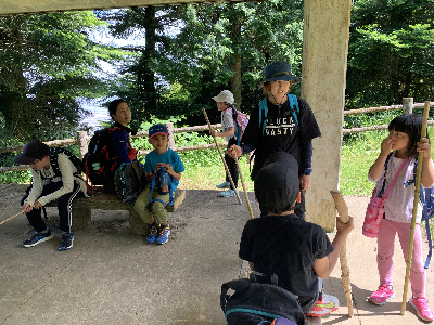天山に登ろう・山頂クレープづくり 天山に登ろう・山頂クレープづくり
