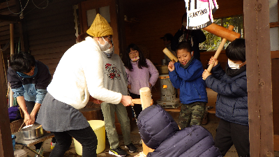 お正月を迎えよう!餅つき・門松づくり! お正月を迎えよう!餅つき・門松づくり!
