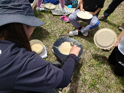 天山に登ろう・山頂クレープづくり 天山に登ろう・山頂クレープづくり