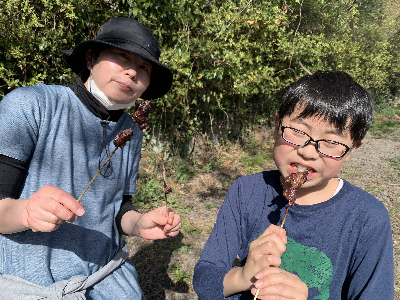 腰岳に登ろう!黒曜石拾い・石器づくり 腰岳に登ろう!黒曜石拾い・石器づくり