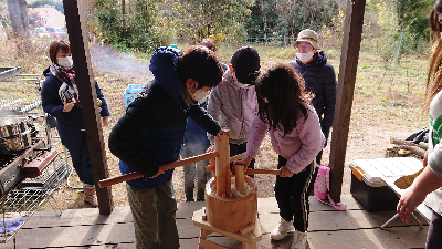 お正月を迎えよう!餅つき・門松づくり! お正月を迎えよう!餅つき・門松づくり!