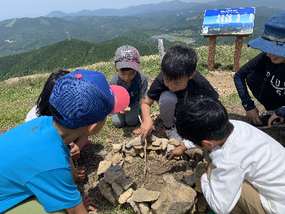 天山に登ろう・山頂クレープづくり 天山に登ろう・山頂クレープづくり
