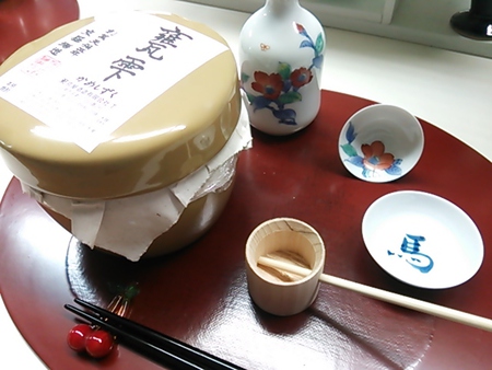 日本酒で一杯