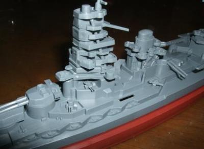 戦艦　長門のプラモデル