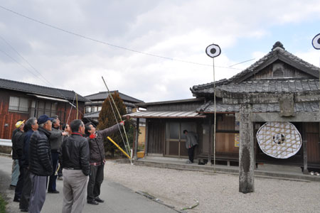 丁太田 百手祭りと数珠占い