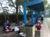 九州地区のサッカー大会　練習会