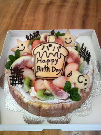 誕生日ケーキ