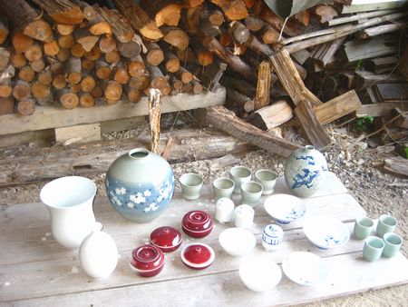 登り窯　窯開き