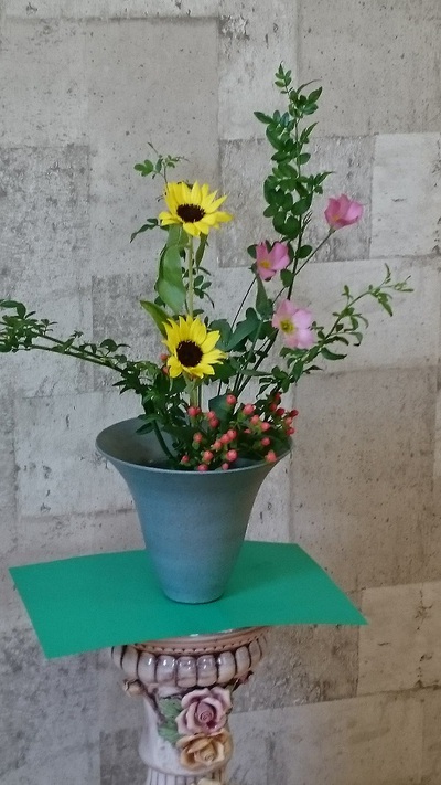 月１回のお花教室の日です♪