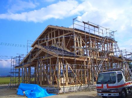 こちらでも、新築工事中～佐賀市高木瀬I様邸～