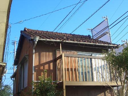 頭上をバルーンが通過する現場～芦刈町E様邸～