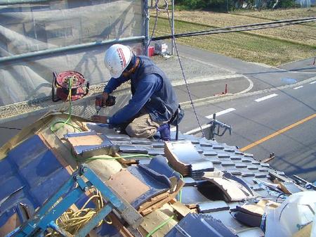 芦刈町E様邸葺き替え工事完了です
