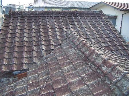 頭上をバルーンが通過する現場～芦刈町E様邸～