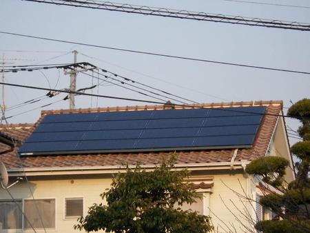 太陽光発電システム設置～佐賀市M様邸～２日目