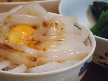 うさぎ小屋のイカ三昧