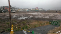 塩田中学校　旧校舎がなくなりました。
