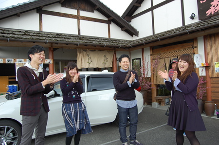 3月２６日（日）蕎麦打ち体験ご来園の方々です♪♪