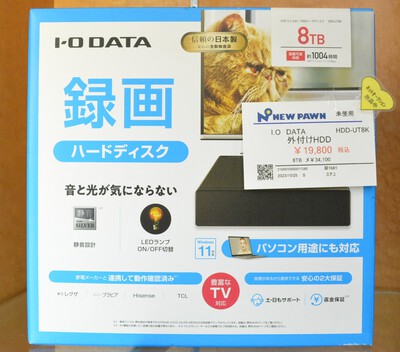外付けHDD☆バッファローBUFFALO☆I.ODATA☆入荷しました！