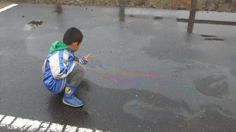 ここにも虹！？