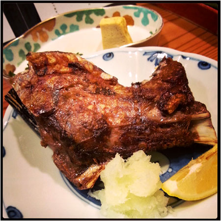 天ぷら千鳥,佐賀,鮪のカマ焼き