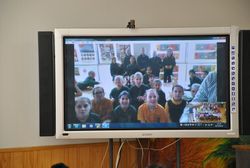 ５年生、オーストラリアの小学校とスカイプで交流