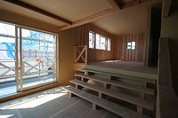 多布施で建築中の注文住宅です。