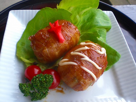 肉巻きおにぎりレシピ