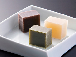 昔ようかん(中) 小豆と抹茶と白 3本詰