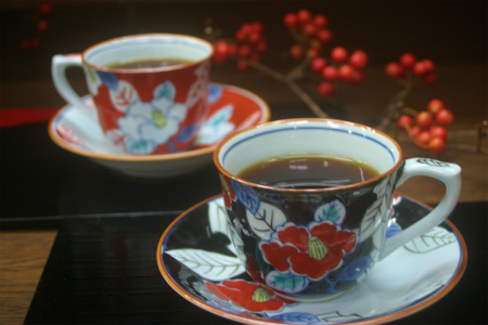 モダンなコーヒーカップ