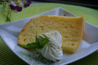 『Cafe　サンの森』のシフォンケーキ♪