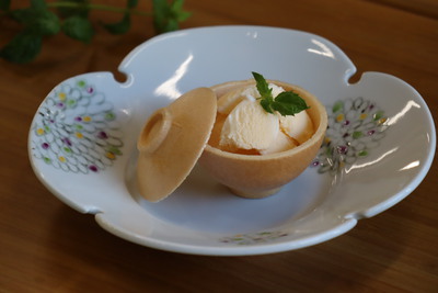 アイスちゃわん最中
