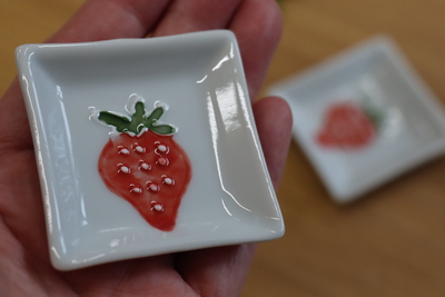 いちごの豆皿
