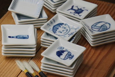 「豆皿」絵付け体験！