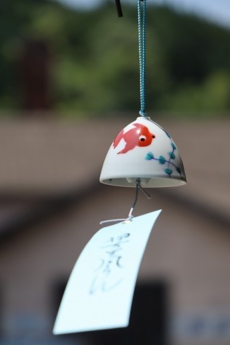 金魚絵ふうりん